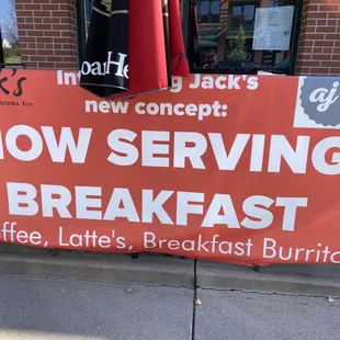Now serving breakfast!