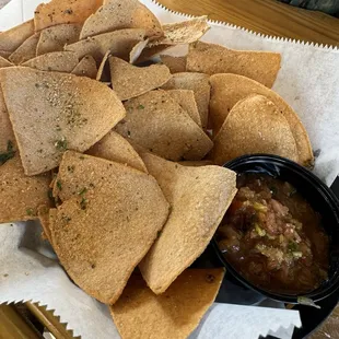 Chips and house made salsa!