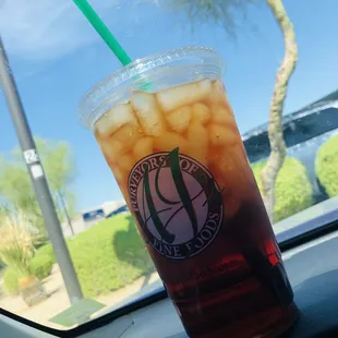 Passion fruit ice tea