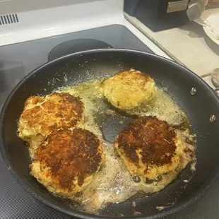 Homemade Crab Cakes at the AJs at Lincoln and Scottsdale Road, in the Seafood display. Not from a box.   Impressed!