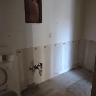 Bathroom cabinet removal