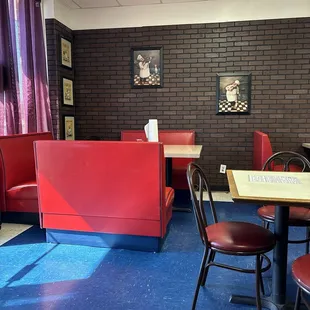 Updated seating area.