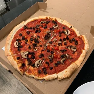 Meatless and dairy free.