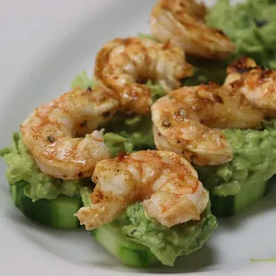 Guacamoles and Shrimp Bites