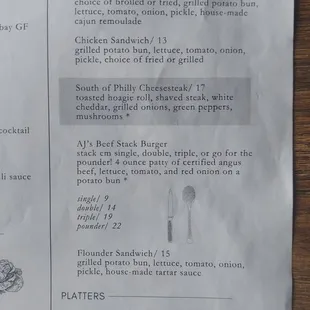 Menu 4.24