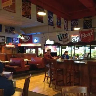 Very comfy here. .. Free wifi.