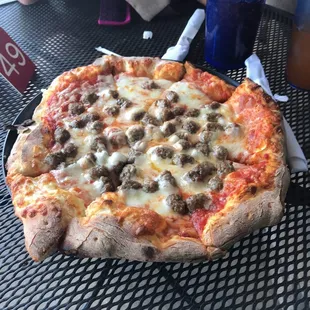 Meatball Pizza