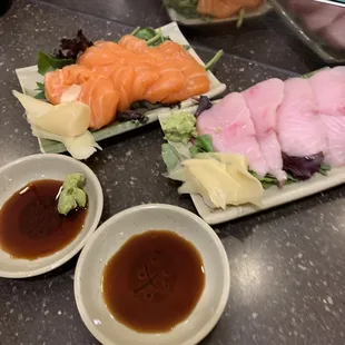 The sashimi platter