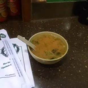 Miso soup for only $2.