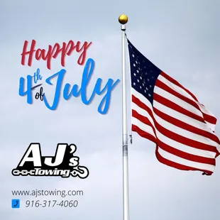 Happy Fourth of July, America! Today, we celebrate our freedom, our flag, and the beautiful country we call home 
#towingservices