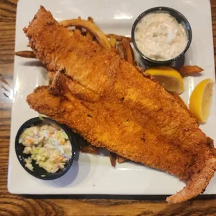 fish and chips, food