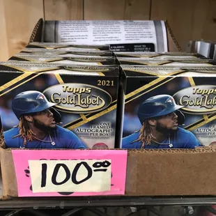 Topps Gold Label card box $100 *10/27/21