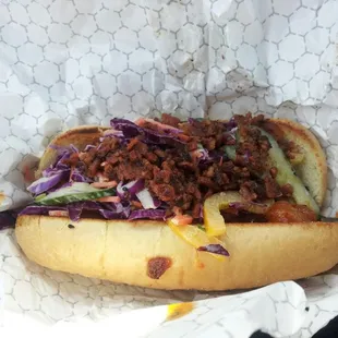 Spicy chicken hoagie