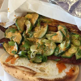 Kimchi Hot Dog
