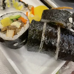 a variety of sushi