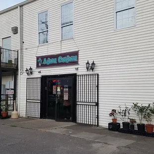 the outside of a building