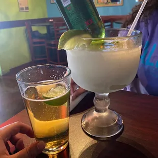 Beer-Rita and dos xx draft