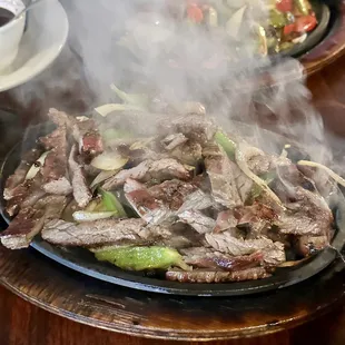 Diablo Beef Fajitas