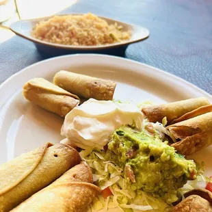 Flautas( they call them that here but they are Taquitos)