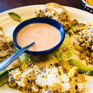 Breakfast tacos ( can order any time )