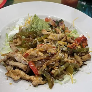 Chicken Fajita Salad