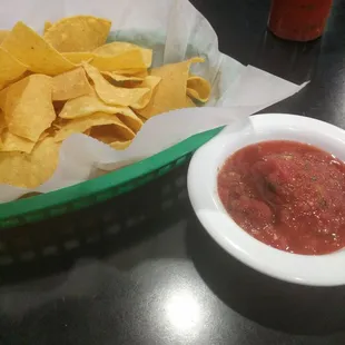 Pretty good chip and salsa