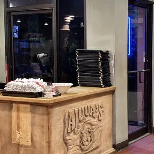 interior, sushi and sashimi