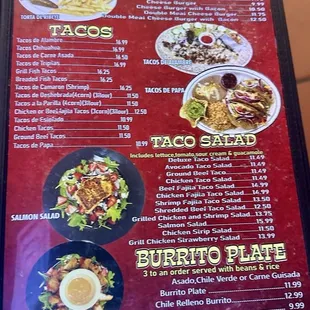 ramen and noodles, menu