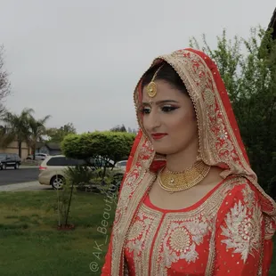 Bridal makeup