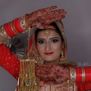 Bridal makeup