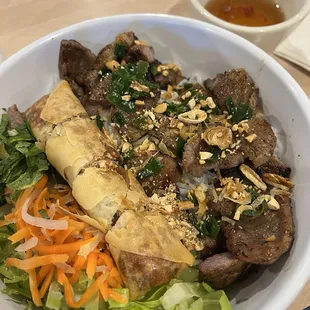 M6. Grilled Pork Vermicelli with eggroll