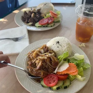 C7. Grilled Teriyaki Chicken with Rice