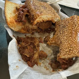 Sub sandwich? That's what they called anyway