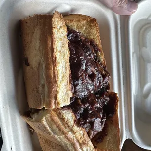 BBQ Beef sandwich