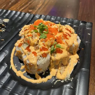 Top of a Volcano Roll