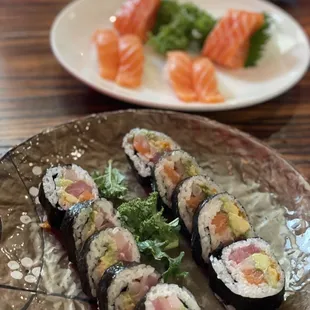 (2) Houston Roll and (2) Salmon Samplers