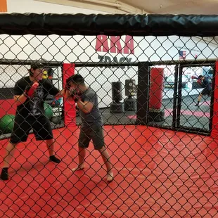 Training in the &quot;Cage&quot;