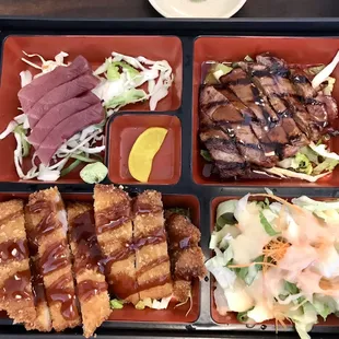 sushi and sashimi, food