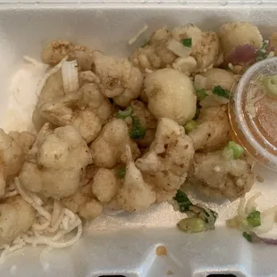 Salt &amp; Pepper Cauliflower