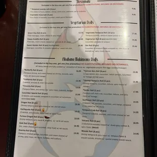 Menu updated 12/2024