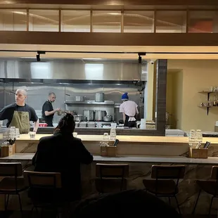 two men in a kitchen