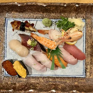 sushi platter