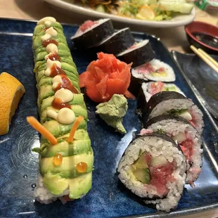 sushi and sashimi, food, sashimi, sushi