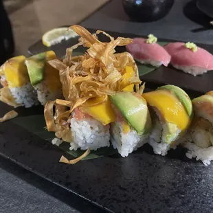 sushi and sashimi, sushi, sashimi, food