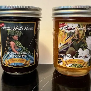 These flavors were also luscious...well, after sampling at the Farmers Market, I bought them, too.