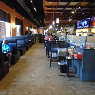 View looking in from the front entryway.