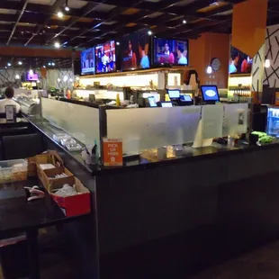 The front sushi bar area.