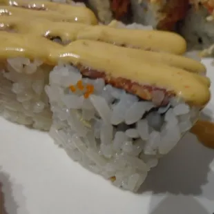 Spicy tuna roll.