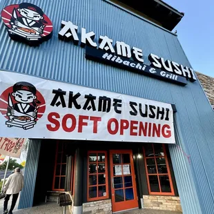 04.12.24 soft opening at Akame Sushi... formerly occupied by Maneki Sushi