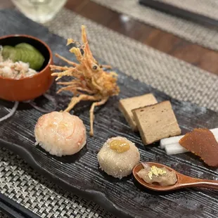 Kaiseki appetizers